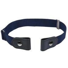 Load image into Gallery viewer, Cool Buckle-Free Stretch Elastic Waist Belt Unisex Style No Buckle Fashion Waistbands For Men And Women Simple Black Stretch Belt Invisible Elastic Belt For Jeans Pants Dresses

