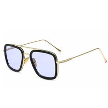 Load image into Gallery viewer, Cool Glasses Modern  Elegant Cosplay Vintage Retro  Sunglasses Vintage Aviator Square Sunglasses for Men Gold Frame Retro  Classic Sunglasses
