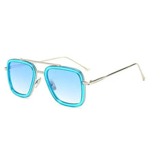 Load image into Gallery viewer, Cool Glasses Modern  Elegant Cosplay Vintage Retro  Sunglasses Vintage Aviator Square Sunglasses for Men Gold Frame Retro  Classic Sunglasses
