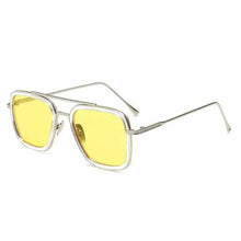 Load image into Gallery viewer, Cool Glasses Modern  Elegant Cosplay Vintage Retro  Sunglasses Vintage Aviator Square Sunglasses for Men Gold Frame Retro  Classic Sunglasses
