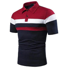 Load image into Gallery viewer, Cool Polo Men Shirt Nice Short Sleeve Polo Shirt Contrast More Color Polo New Clothing Summer Streetwear Casual Fashion Men Tops Men's Golf Polo Shirt Short Sleeve Tactical Polo Shirts Slim Fit Casual Tennis T-Shirt
