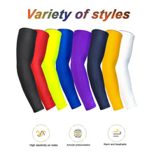 Load image into Gallery viewer, Cooling Arm Sleeves For Men Women Outdoor UV Protection Sports Sleeves For Basketball Football Volleyball Cycling  UV Protection Cooling Arm Sleeves Sunblock Long Sun Sleeves Hands Arm Covers Long Sleeve For Outdoor Activity
