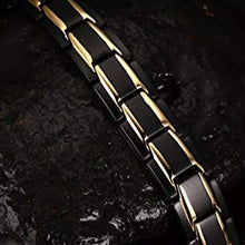 Load image into Gallery viewer, Copper Alloy Magnetic Healthy Care Stone Therapeutic Energy Healing Bracelet
