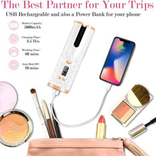 Load image into Gallery viewer, Cordless Automatic Portable Ceramic Barrel Hair Curler
