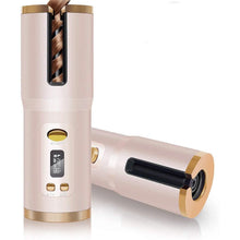 Load image into Gallery viewer, Cordless Automatic Portable Ceramic Barrel Hair Curler
