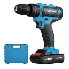 Load image into Gallery viewer, Cordless Drill Set with 2 Pieces 8V Batteries and Charger 2 Variable Speed 3/8In Keyless Chuck
