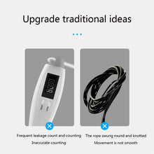 Load image into Gallery viewer, Cordless Jump Ropes Smart Electronic Digital Wireless Skip Rope Calorie Consumption Fitness Body Building Exercise Jumping Rope Calorie Counter For Fitness Exercise Boxing Cordless Skipping Rope For Adults Men Women
