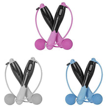 Load image into Gallery viewer, Cordless Jump Ropes Smart Electronic Digital Wireless Skip Rope Calorie Consumption Fitness Body Building Exercise Jumping Rope Calorie Counter For Fitness Exercise Boxing Cordless Skipping Rope For Adults Men Women
