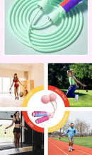 Load image into Gallery viewer, Cordless Skipping Rope Weight-Bearing Ball Sports Fitness Womens Indoor Dual-Use Weight Loss Sports Professional Fat Burning Ball Bearing Fast Rope Skipping Adjustable Memory Foam Anti Skid Handle Skipping Rope New Fitness Speed Rope For Men And Women
