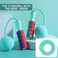 Load image into Gallery viewer, Cordless Skipping Rope Weight-Bearing Ball Sports Fitness Womens Indoor Dual-Use Weight Loss Sports Professional Fat Burning Ball Bearing Fast Rope Skipping Adjustable Memory Foam Anti Skid Handle Skipping Rope New Fitness Speed Rope For Men And Women
