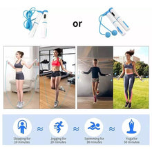 Load image into Gallery viewer, Cordless Weighted Jump Rope Digital Smart Skipping Jump Ropes with Counter
