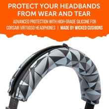 Load image into Gallery viewer, Corsair Virtuoso Silicone Headband Cover - WC BandZ Virtuoso
