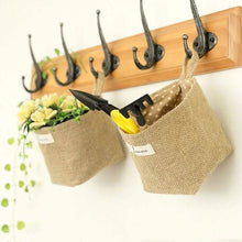 Load image into Gallery viewer, Cotton Linen Hanging Bag Home Gadget Storage Organizer
