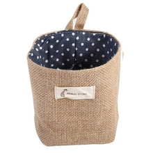 Load image into Gallery viewer, Cotton Linen Hanging Bag Home Gadget Storage Organizer
