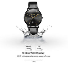 Load image into Gallery viewer, Couple Watches Popular Casual Quartz Women Men Watch Clock Boys Girls Ultra Thin Leather Wristwatch Minimalist Analog Quartz Ultra Thin Watches Leather Strap Fashion Casual Date Watch Waterproof Wrist Watch
