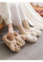 Load image into Gallery viewer, Couples Home Slippers Warm Cute Womans Mens Slipper Winter Shoes New Fashion Casual Fur Plush Slides Winter Slippers For Women House Slippers Fluffy Soft Comfy Fuzzy Slippers Faux Fur Plush Anti-Skid Slippers
