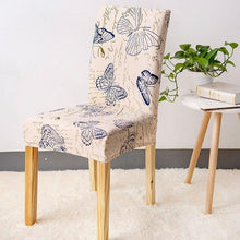 Load image into Gallery viewer, Covers for Dining Room Seat Protector Stretch Removable Printed Chair Cover Elastic Seat Chair Covers Removable And Washable Stretch Banquet Hotel Dining Room Washable Furniture Chair for Kids Pets Home Ceremony Banquet Wedding Party
