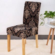 Load image into Gallery viewer, Covers for Dining Room Seat Protector Stretch Removable Printed Chair Cover Elastic Seat Chair Covers Removable And Washable Stretch Banquet Hotel Dining Room Washable Furniture Chair for Kids Pets Home Ceremony Banquet Wedding Party
