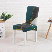 Load image into Gallery viewer, Covers for Dining Room Seat Protector Stretch Removable Printed Chair Cover Elastic Seat Chair Covers Removable And Washable Stretch Banquet Hotel Dining Room Washable Furniture Chair for Kids Pets Home Ceremony Banquet Wedding Party
