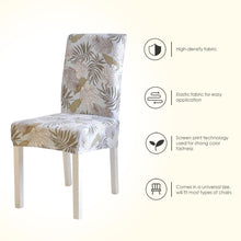 Load image into Gallery viewer, Covers for Dining Room Seat Protector Stretch Removable Printed Chair Cover Elastic Seat Chair Covers Removable And Washable Stretch Banquet Hotel Dining Room Washable Furniture Chair for Kids Pets Home Ceremony Banquet Wedding Party
