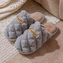 Load image into Gallery viewer, Cozy Plaid Colorblock Slippers for Men and Women
