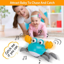Load image into Gallery viewer, Crawling Crab Baby Toy with Music and LED Light
