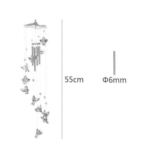 Load image into Gallery viewer, Creative Antique  Wind Bells  Door Hanging Home Decor Silver Wind Chimes Outdoor Yard Garden Tubes Bells Wall Hanging Home Decor Decoration Wind Chimes For Garden Gift Photography Prop

