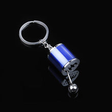 Load image into Gallery viewer, Creative Auto Part Model Gear Box Keychain Six-speed Manual Transmission Shift Lever Keyring Key Chain Free Shift Colors Keyring Turbo Keychains Gear Head Key Chain Wave Box Ornaments
