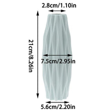 Load image into Gallery viewer, Creative Flower Vase White Imitation Ceramic Flower Pot Home Decor Plastic Vase Centerpieces and Events Ornamnet Decoration For Wedding Home Office Party Hotel Yard  Restaurant Patio Festive Furnishing

