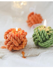 Load image into Gallery viewer, Creative Handmade Wool Ball Candle Scented Candle Hand Poured Scented Handmade Candle Decorative Candle For Bedroom Bathroom  Aromatherapy Candle Gift Box Essential Oil Scented Candle Home Decoration
