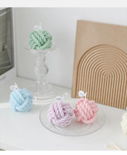 Load image into Gallery viewer, Creative Handmade Wool Ball Candle Scented Candle Hand Poured Scented Handmade Candle Decorative Candle For Bedroom Bathroom  Aromatherapy Candle Gift Box Essential Oil Scented Candle Home Decoration
