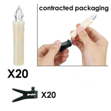 Load image into Gallery viewer, Creative LED Candle Lamp Simulation Flame Tea Light Home Birthday Christmas Candle Battery Operated Flameless LED Candles Lights Ideal For Thanksgiving Table Christmas Home Dec Party Wedding Candles Safety Home Decoration
