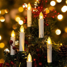 Load image into Gallery viewer, Creative LED Candle Lamp Simulation Flame Tea Light Home Birthday Christmas Candle Battery Operated Flameless LED Candles Lights Ideal For Thanksgiving Table Christmas Home Dec Party Wedding Candles Safety Home Decoration
