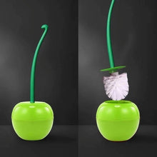 Load image into Gallery viewer, Creative Lovely Cherry Shape Lavatory Brush Toilet Brush And Holder Set Cleaning Bathroom Toilet Accessories Cherry Shape Toilet Brush Standing Toilet Brush Set  Compact Household Bathroom Cherry Toilet Brush
