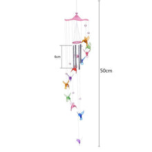 Load image into Gallery viewer, Creative Lucky Humming Bird Mobile Hanging Wind Chimes Bells Ornaments Hanging Gifts Dream-catcher Pendant Wall Home Car Decor Garden Wedding Window Decoration
