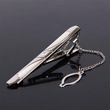Load image into Gallery viewer, Creative Metal Necktie Bar Formal Shirt Classic Men Tie Clips Elegant Fashion Formal Professional Simple Tie Bar Clips Beautiful Designs Wedding Ceremony Gold Tie Pin Unisex Party Gifts Fashion Tie Clips

