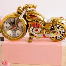 Load image into Gallery viewer, Creative Motorcycle Motorbike Pattern Non Ticking Analog Alarm Clock  Alarm Clock Desk Clock Creative Home Birthday Gift Cool Clock
