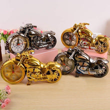 Load image into Gallery viewer, Creative Motorcycle Motorbike Pattern Non Ticking Analog Alarm Clock  Alarm Clock Desk Clock Creative Home Birthday Gift Cool Clock
