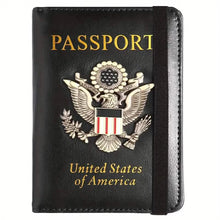 Load image into Gallery viewer, Creative Passport Holder Cover With 3D Metal Badge
