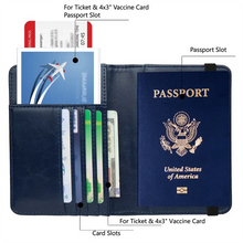 Load image into Gallery viewer, Creative Passport Holder Cover With 3D Metal Badge
