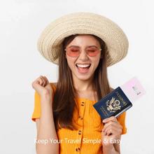 Load image into Gallery viewer, Creative Passport Holder Cover With 3D Metal Badge
