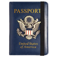 Load image into Gallery viewer, Creative Passport Holder Cover With 3D Metal Badge
