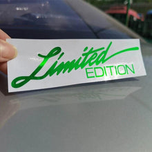Load image into Gallery viewer, Creative Vinyl Sticker On Car Stickers 3D "LIMITED EDITION" Car Window Sticker Car-Styling Decal Creative Vinyl Sticker On Car Stickers and Decals Window Sticker Car-styling Decal 16CM*3.8CM
