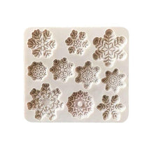Load image into Gallery viewer, Creatures Conch Shell Fondant Cake Candy Cake Decoration Tools Forms Silicone Baking Cake Molds Shape Cake Mold 3D Snowflake Fondant Mold Christmas Snowflake Silicone Cake Candy Mold for Cake Cupcake Polymer Clay Crafting Project

