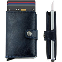 Load image into Gallery viewer, Credit Card Holder RFID Blocking Genuine Leather Vintage Aluminum Business Wallet
