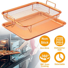 Load image into Gallery viewer, Crispy Tray Set Non Stick Grill Basket
