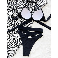 Load image into Gallery viewer, Criss Cross Wrap Push Up Bikini Swimsuit
