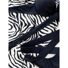 Load image into Gallery viewer, Criss Cross Wrap Push Up Bikini Swimsuit

