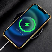 Load image into Gallery viewer, Crocodile Leather Case For iPhone 13 12 Mini Shockproof Magnetic Ring Holder Phone Cover Ultra-thin Soft Crocodile Leather Shockproof Bumper With Ring Bracket Protective Cover for iPhone
