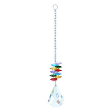 Load image into Gallery viewer, Crystal Garden Sun-catcher Hanging Crystals Prisms Ornament For Window Glass Chandelier Solar Hummingbird Owl Wind Chimes Rainbow Chaser  Garden Hanging  Curtain Pendant Home Decor Gift Boxed Sun Catcher Gift Idea For Mom Friends Grandma Hummingbird
